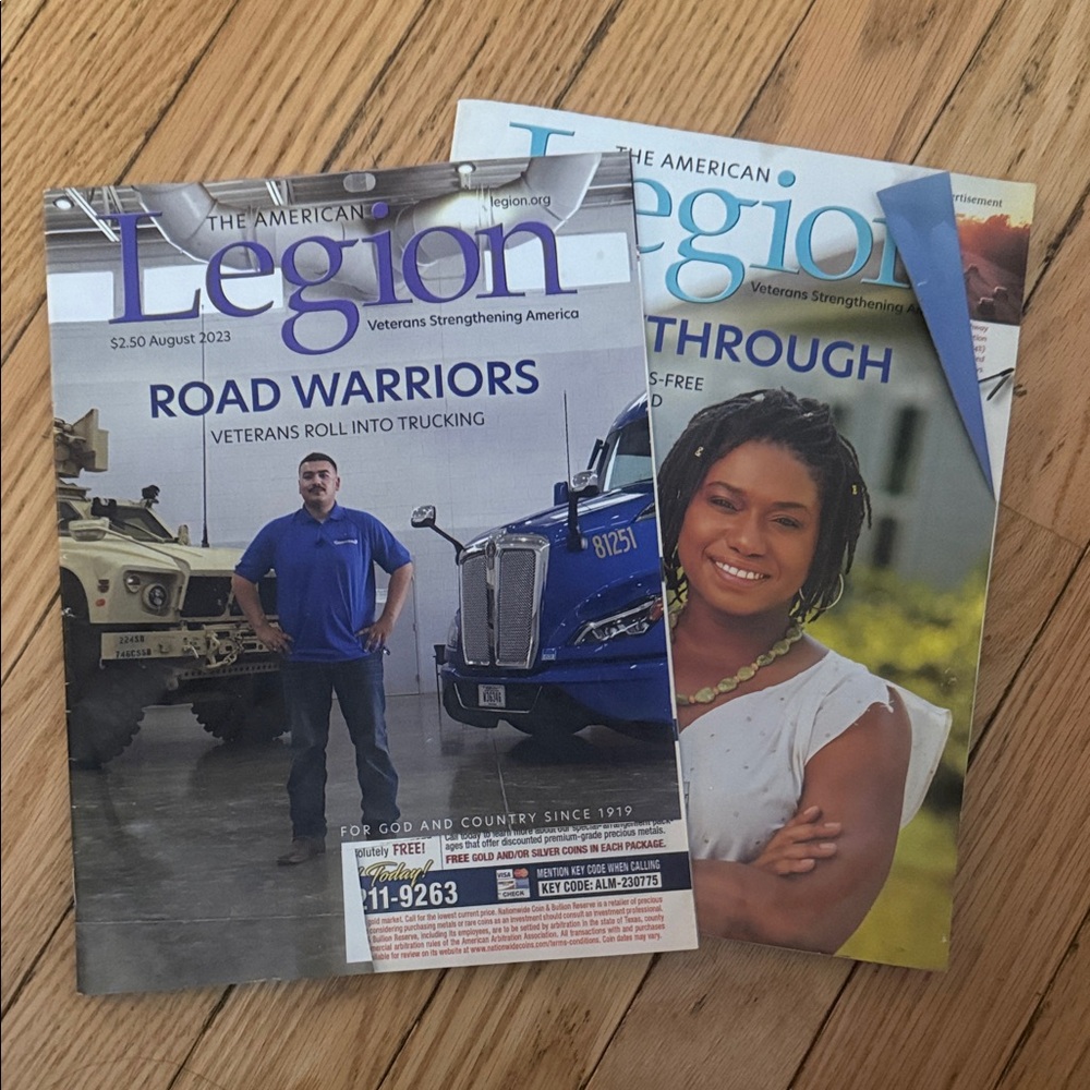 The American Legion Magazine 
August 2023
September 2023